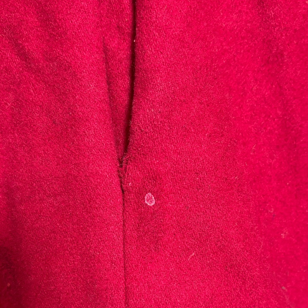 CoffeeShop Women's Burgundy Trench Coat - Picture 5 of 6
